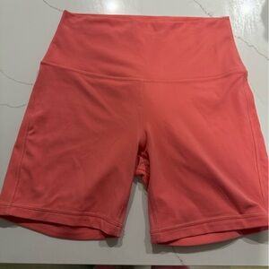 Lululemon Align High Rise 6inch size 8 biker shorts